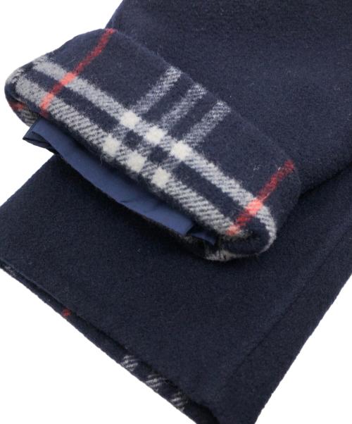 Burberry's（バーバリーズ）Burberry's (バーバリーズ) ケープ付ウールコート ネイビー サイズ:SIZE Mの古着・服飾アイテム