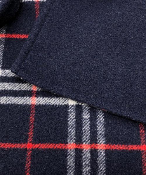 Burberry's（バーバリーズ）Burberry's (バーバリーズ) ケープ付ウールコート ネイビー サイズ:SIZE Mの古着・服飾アイテム