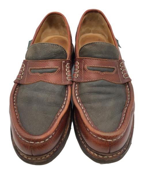 PARABOOT（パラブーツ）PARABOOT (パラブーツ) International Gallery BEAMS (インターナショナルギャラリービームス)) 別注 REIMS ローファー ブラウン サイズ:SIZE 6 1/2Fの古着・服飾アイテム