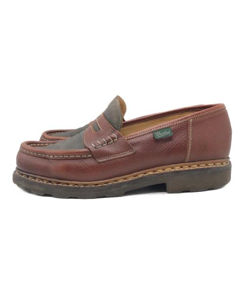 PARABOOT（パラブーツ）PARABOOT (パラブーツ) International Gallery BEAMS (インターナショナルギャラリービームス)) 別注 REIMS ローファー ブラウン サイズ:SIZE 6 1/2Fの古着・服飾アイテム