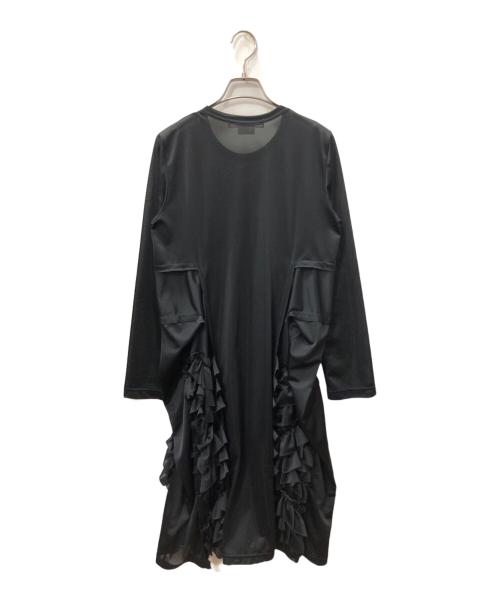 COMME des GARCONS COMME des GARCONS（コムデギャルソン コムデギャルソン）COMME des GARCONS COMME des GARCONS (コムデギャルソン コムデギャルソン) フリルシアーワンピース ブラック サイズ:SIZE Sの古着・服飾アイテム