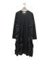 COMME des GARCONS COMME des GARCONS（コムデギャルソン コムデギャルソン）の古着「フリルシアーワンピース」｜ブラック