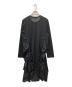 COMME des GARCONS COMME des GARCONS (コムデギャルソン コムデギャルソン) フリルシアーワンピース ブラック サイズ:SIZE S：13000円