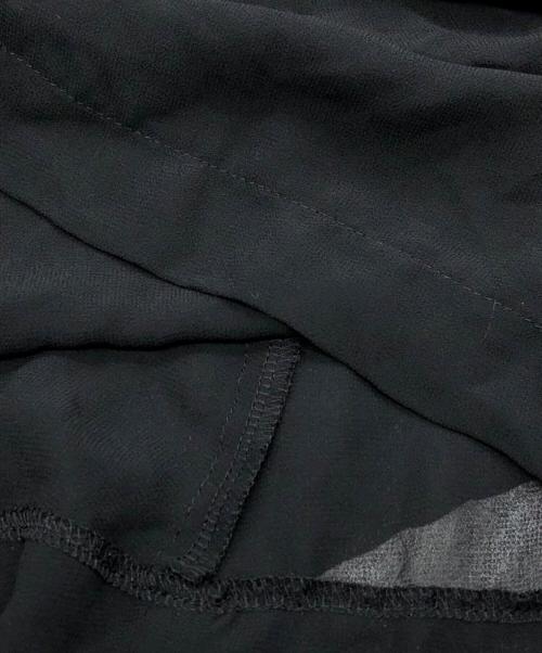 COMME des GARCONS COMME des GARCONS（コムデギャルソン コムデギャルソン）COMME des GARCONS COMME des GARCONS (コムデギャルソン コムデギャルソン) シアーフリルワンピース ブラック サイズ:XSの古着・服飾アイテム