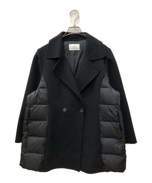 wb（ダブルビー）wb (ダブルビー) ウールリバーダウンショートコート ブラック サイズ:SIZE Lの古着・服飾アイテム