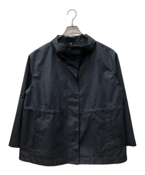 ANAYI（アナイ）ANAYI (アナイ) 撥水ツイルミドルスタンドコート ネイビー サイズ:SIZE Mの古着・服飾アイテム