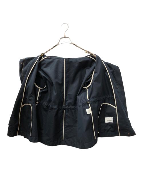 ANAYI（アナイ）ANAYI (アナイ) 撥水ツイルミドルスタンドコート ネイビー サイズ:SIZE Mの古着・服飾アイテム