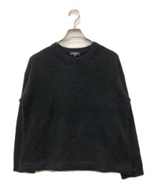 theory（セオリー）の古着「Airy Cashmere Drawstring Hem Pullover/カシミヤ」｜ブラック