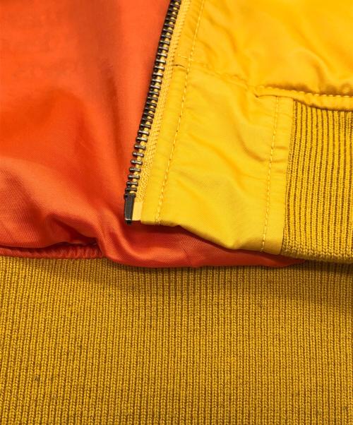 AVIREX（アヴィレックス）AVIREX (アヴィレックス) TIGER&MUSTANG MA-1 フライトジャケット イエロー サイズ:SIZE XLの古着・服飾アイテム