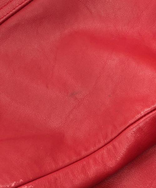 AVIREX（アヴィレックス）AVIREX (アヴィレックス) American Classics オールレザースタジャン レッド サイズ:SIZE Mの古着・服飾アイテム