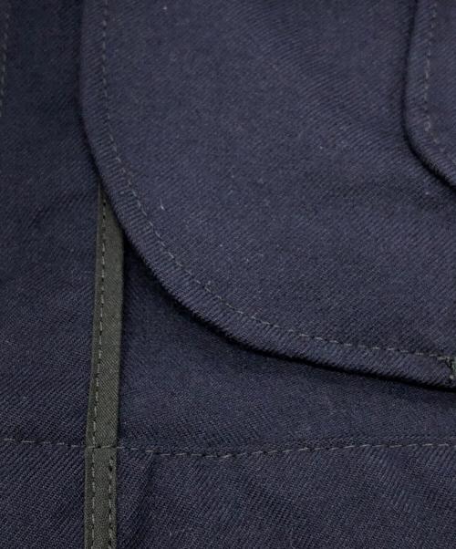 Engineered Garments（エンジニアド ガーメンツ）Engineered Garments BEAMS PLUS (ビームスプラス) 【別注】PEG / MID FIELD BLAZER TROPICAL WOOL/ブレザー トロピカル ウール ネイビー サイズ:SIZE XSの古着・服飾アイテム