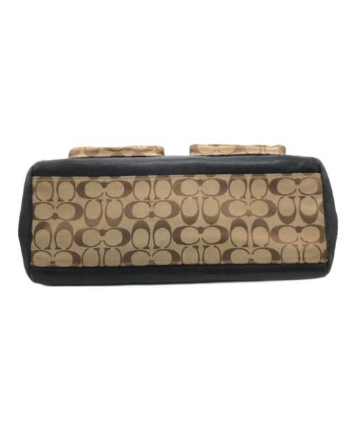 COACH（コーチ）COACH (コーチ) レガシー シグネチャー サッチェル バッグ ベージュ サイズ:下記参照の古着・服飾アイテム