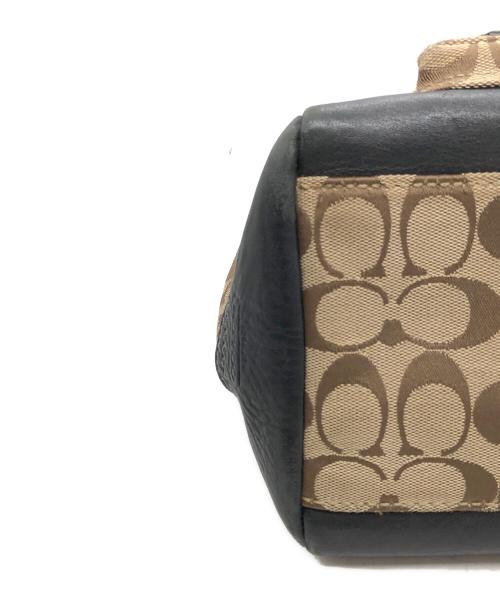 COACH（コーチ）COACH (コーチ) レガシー シグネチャー サッチェル バッグ ベージュ サイズ:下記参照の古着・服飾アイテム