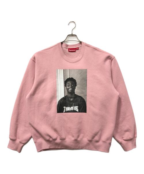 SUPREME（シュプリーム）SUPREME (シュプリーム) THRASHER (スラッシャー) Harold Hunter Crewneck ピンク サイズ:Lの古着・服飾アイテム