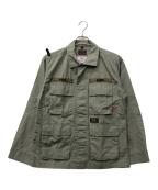 WTAPSダブルタップス）の古着「JUNGLE LS 01/SHIRT.COTTN.WEATHER」｜グリーン