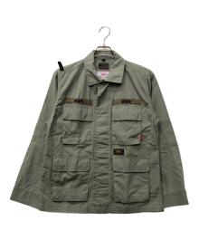 WTAPS（ダブルタップス）の古着「JUNGLE LS 01/SHIRT.COTTN.WEATHER」｜グリーン