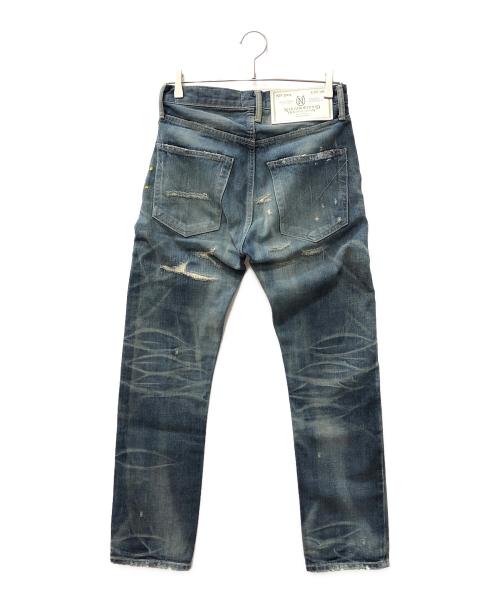 NEIGHBORHOOD（ネイバーフッド）NEIGHBORHOOD (ネイバーフッド) KNOCKDOWN Savage.DP Medium Denim/ノックダウン サベージ.DP ミディアム デニム ブルー サイズ:SIZE Sの古着・服飾アイテム