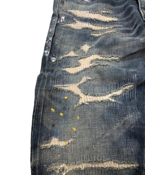 NEIGHBORHOOD（ネイバーフッド）NEIGHBORHOOD (ネイバーフッド) KNOCKDOWN Savage.DP Medium Denim/ノックダウン サベージ.DP ミディアム デニム ブルー サイズ:SIZE Sの古着・服飾アイテム