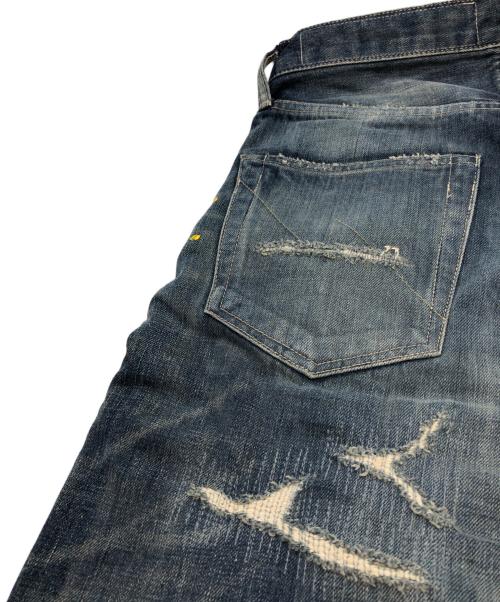 NEIGHBORHOOD（ネイバーフッド）NEIGHBORHOOD (ネイバーフッド) KNOCKDOWN Savage.DP Medium Denim/ノックダウン サベージ.DP ミディアム デニム ブルー サイズ:SIZE Sの古着・服飾アイテム