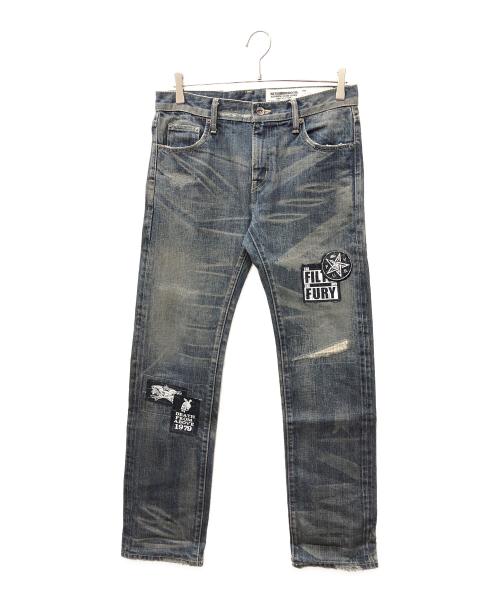 NEIGHBORHOOD（ネイバーフッド）NEIGHBORHOOD (ネイバーフッド) 20TH METAL SAVAGE NARROW デニムパンツ ブルー サイズ:SIZE Sの古着・服飾アイテム