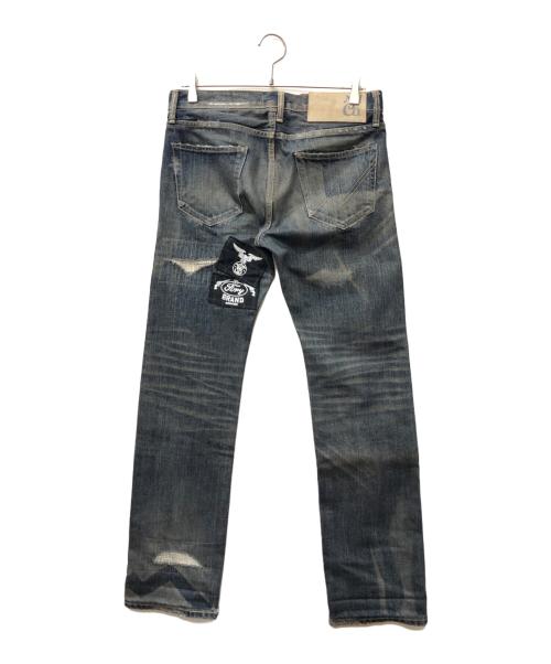 NEIGHBORHOOD（ネイバーフッド）NEIGHBORHOOD (ネイバーフッド) 20TH METAL SAVAGE NARROW デニムパンツ ブルー サイズ:SIZE Sの古着・服飾アイテム