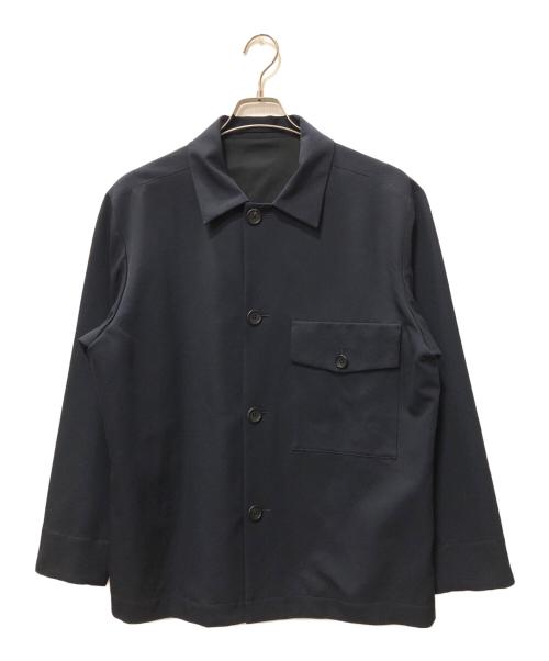 MARGARET HOWELL（マーガレットハウエル）MARGARET HOWELL (マーガレットハウエル) CRISP WOOL SERGE ブルゾン ネイビー サイズ:SIZE Mの古着・服飾アイテム