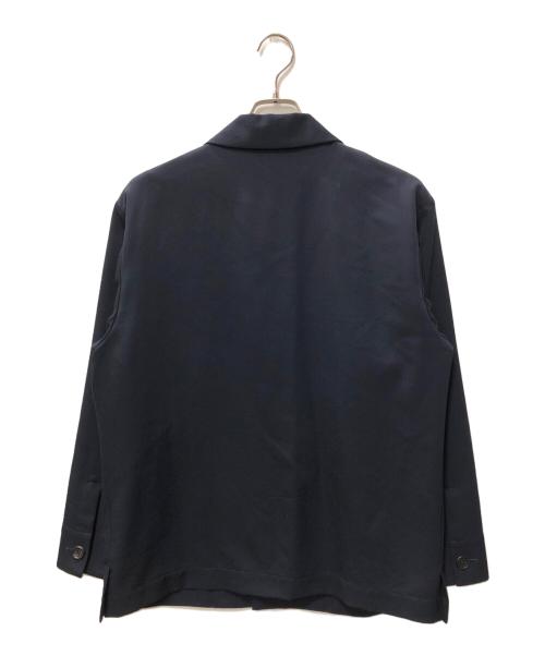 MARGARET HOWELL（マーガレットハウエル）MARGARET HOWELL (マーガレットハウエル) CRISP WOOL SERGE ブルゾン ネイビー サイズ:SIZE Mの古着・服飾アイテム