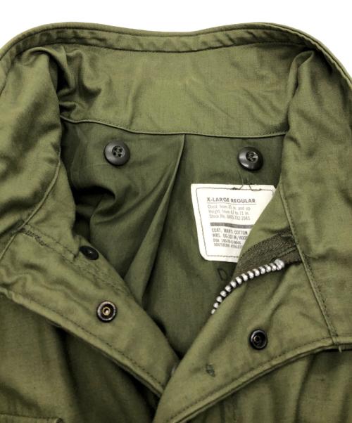 US ARMY（ユーエスアーミー）US ARMY (ユーエスアーミー) 70’S 2ndタイプ M-65フィールドジャケット カーキ サイズ:SIZE XLの古着・服飾アイテム