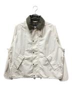 Barbourバブアー）の古着「TRANSPORT ナイロンジャケット」｜ベージュ