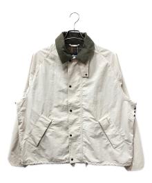 Barbour（バブアー）の古着「TRANSPORT ナイロンジャケット」｜ベージュ