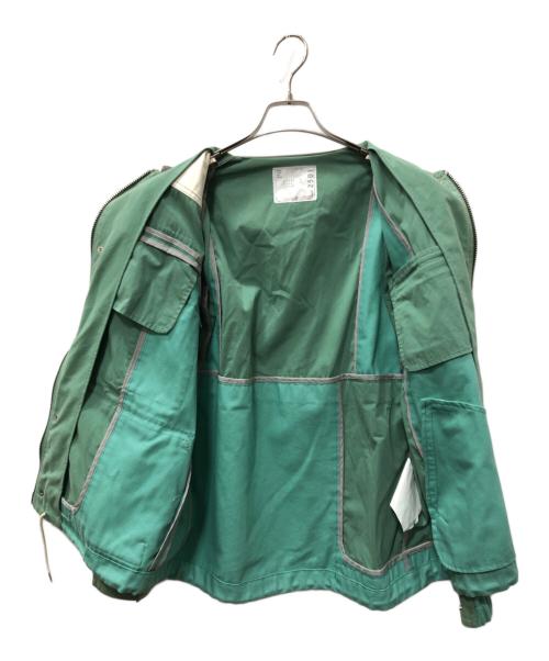 sacai（サカイ）sacai (サカイ) Cotton Nylon Oxford Blouson/コットン ナイロン オックスフォード ブルゾン ブルー×グリーン サイズ:SIZE 1の古着・服飾アイテム