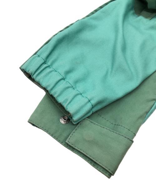 sacai（サカイ）sacai (サカイ) Cotton Nylon Oxford Blouson/コットン ナイロン オックスフォード ブルゾン ブルー×グリーン サイズ:SIZE 1の古着・服飾アイテム