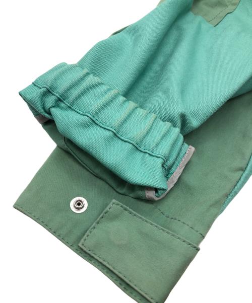 sacai（サカイ）sacai (サカイ) Cotton Nylon Oxford Blouson/コットン ナイロン オックスフォード ブルゾン ブルー×グリーン サイズ:SIZE 1の古着・服飾アイテム