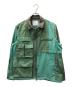 sacai（サカイ）の古着「Cotton Nylon Oxford Blouson/コットン ナイロン オックスフォード ブルゾン」｜ブルー×グリーン