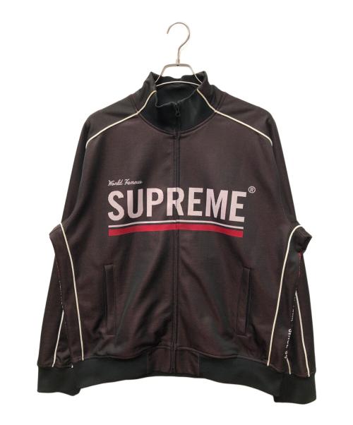 SUPREME（シュプリーム）Supreme (シュプリーム) World Famous Jacquard Track Jacket/トラックジャケット ブラック サイズ:SIZE XLの古着・服飾アイテム