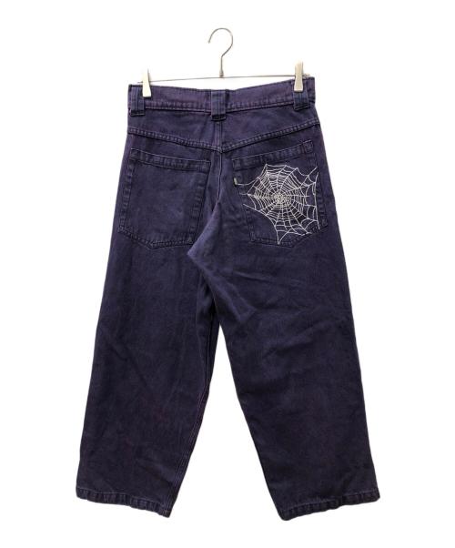 EARL Skatebords（アール スケートボーズ）EARL Skatebords (アール スケートボーズ) バギーデニムパンツ パープル サイズ:SIZE XSの古着・服飾アイテム