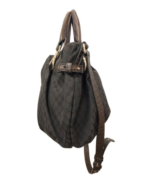 CELINE（セリーヌ）CELINE (セリーヌ) マカダム柄2WAYバッグ/ピロー ブラウンの古着・服飾アイテム
