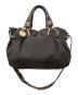 CELINE（セリーヌ）の古着「マカダム柄2WAYバッグ/ピロー」｜ブラウン