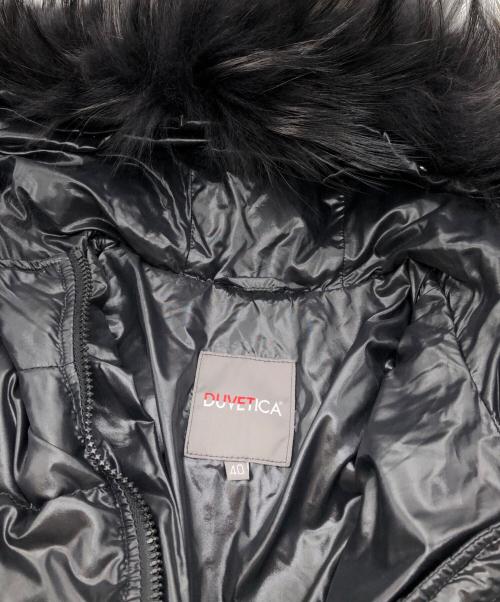 DUVETICA（デュベティカ）DUVETICA (デュベティカ) ALIA ラクーンファーダウンコート ブラック サイズ:SIZE 40の古着・服飾アイテム