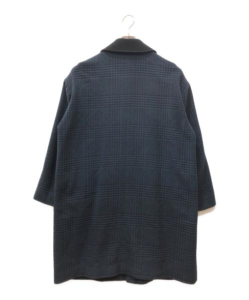 CULLNI（クルニ）CULLNI (クルニ) STUDIOUS (ステュディオス) 別注ZIP CHECK COAT ネイビー サイズ:SIZE 1の古着・服飾アイテム