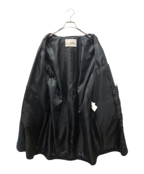 CULLNI（クルニ）CULLNI (クルニ) STUDIOUS (ステュディオス) 別注ZIP CHECK COAT ネイビー サイズ:SIZE 1の古着・服飾アイテム