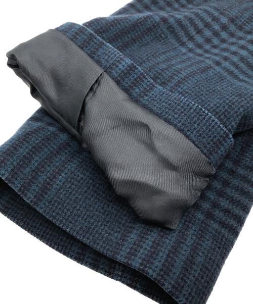 CULLNI（クルニ）CULLNI (クルニ) STUDIOUS (ステュディオス) 別注ZIP CHECK COAT ネイビー サイズ:SIZE 1の古着・服飾アイテム
