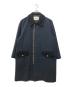 CULLNI（クルニ）の古着「別注ZIP CHECK COAT」｜ネイビー