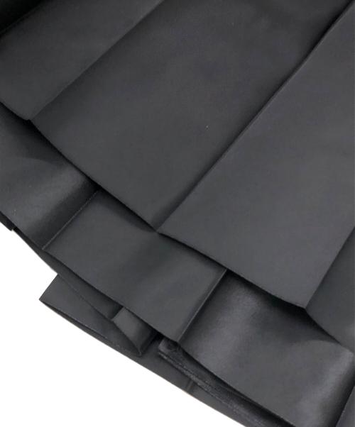 sacai（サカイ）sacai (サカイ) Nylon Twill Skirt（ナイロンツイル サイドポケット プリーツスカート） ブラック サイズ:SIZE Lの古着・服飾アイテム
