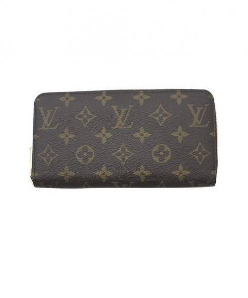 LOUIS VUITTON（ルイ ヴィトン）LOUIS VUITTON (ルイヴィトン) ジッピー・ウォレット ブラウン サイズ:- ジッピー・ウォレット モノグラム M60017の古着・服飾アイテム