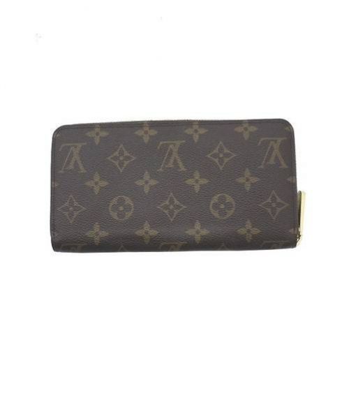 LOUIS VUITTON（ルイ ヴィトン）LOUIS VUITTON (ルイヴィトン) ジッピー・ウォレット ブラウン サイズ:- ジッピー・ウォレット モノグラム M60017の古着・服飾アイテム