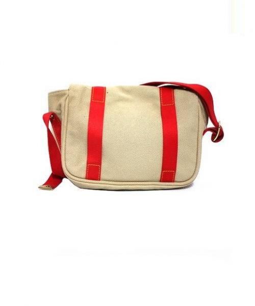 LOUIS VUITTON（ルイ ヴィトン）LOUIS VUITTON (ルイヴィトン) ブザスPM ベージュ×ルージュ サイズ:PM アンティグア M40041 FL0055の古着・服飾アイテム