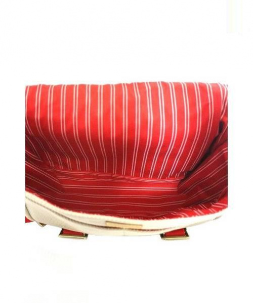 LOUIS VUITTON（ルイ ヴィトン）LOUIS VUITTON (ルイヴィトン) ブザスPM ベージュ×ルージュ サイズ:PM アンティグア M40041 FL0055の古着・服飾アイテム