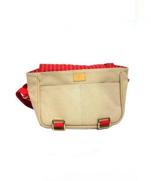 LOUIS VUITTON（ルイ ヴィトン）LOUIS VUITTON (ルイヴィトン) ブザスPM ベージュ×ルージュ サイズ:PM アンティグア M40041 FL0055の古着・服飾アイテム