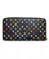 LOUIS VUITTON (ルイヴィトン) ジッピー・ウォレット ヴィオレ ブラック サイズ:- モノグラム・マルチカラー M60275：35800円